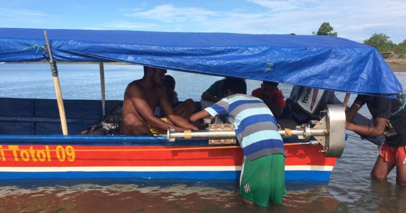 Bathymetry survey in Pulau Seram