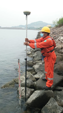 Bathymetry survey in Cilegon, Banten