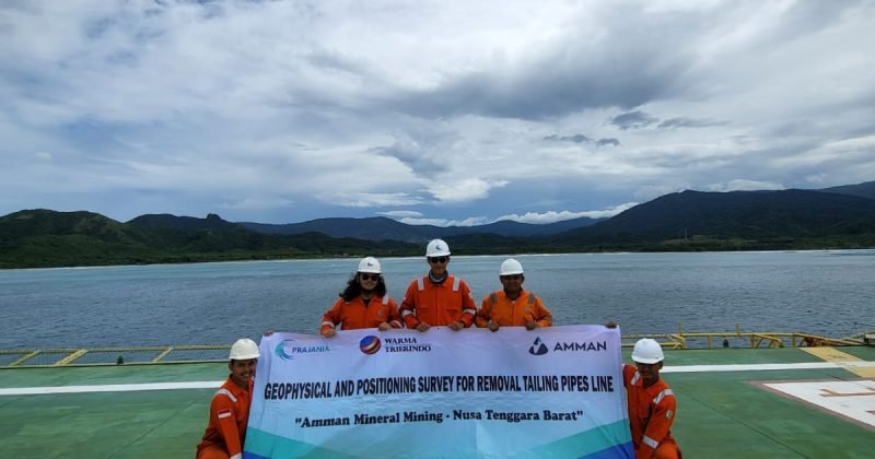 Tailing Pipeline Removal at PT Amman Mineral Nusa Tenggara